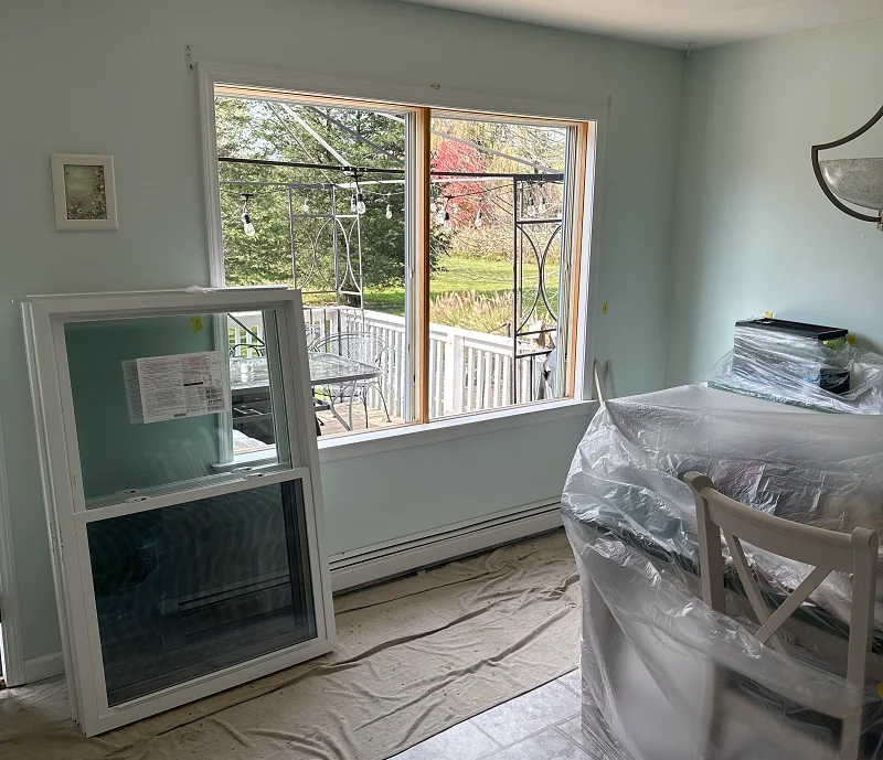 Dining room window replacement